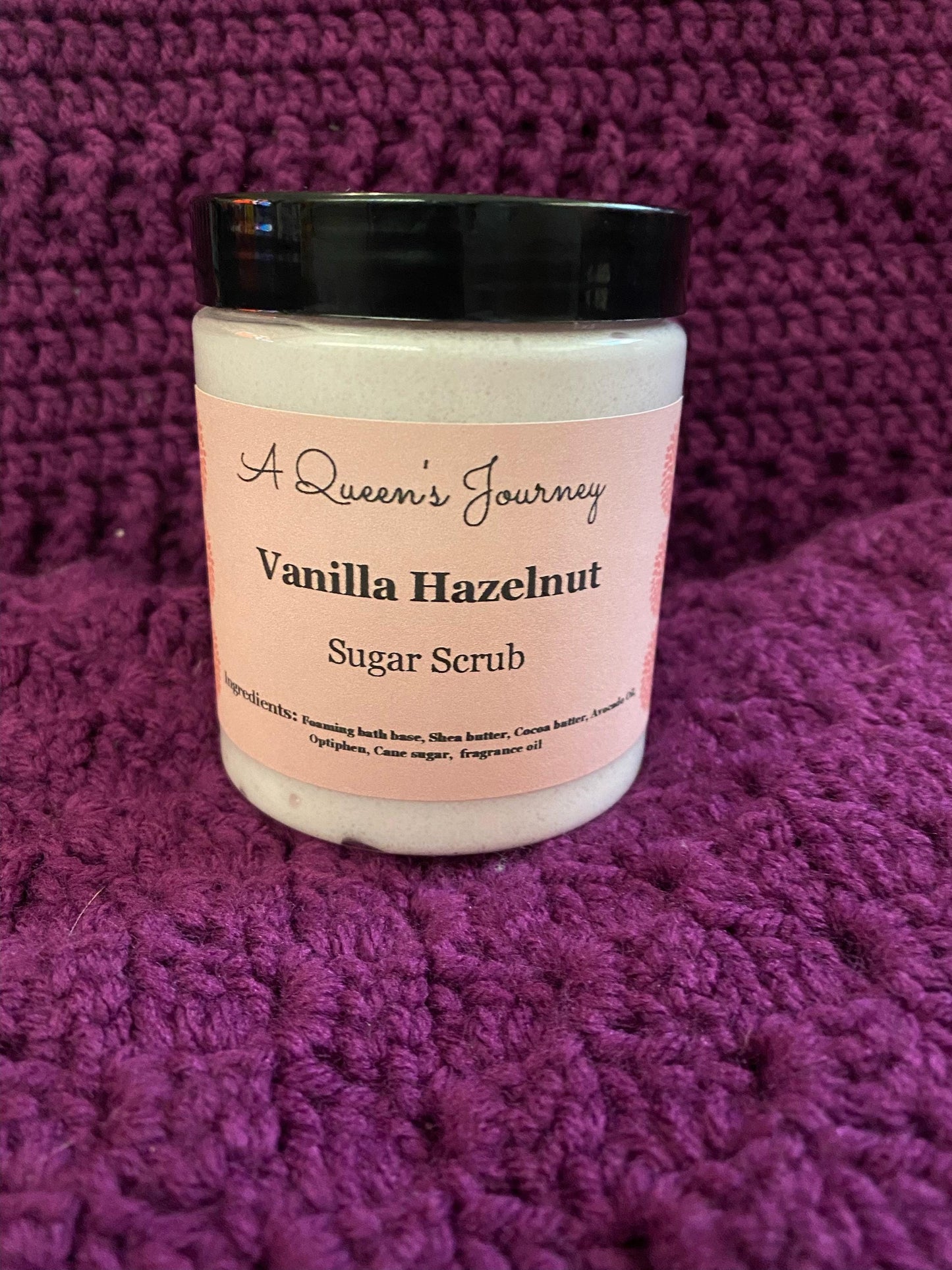 Vanilla Hazelnut Foaming Sugar Scrub