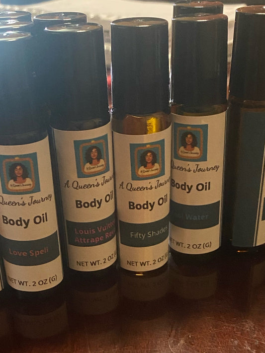 Roll on body oil