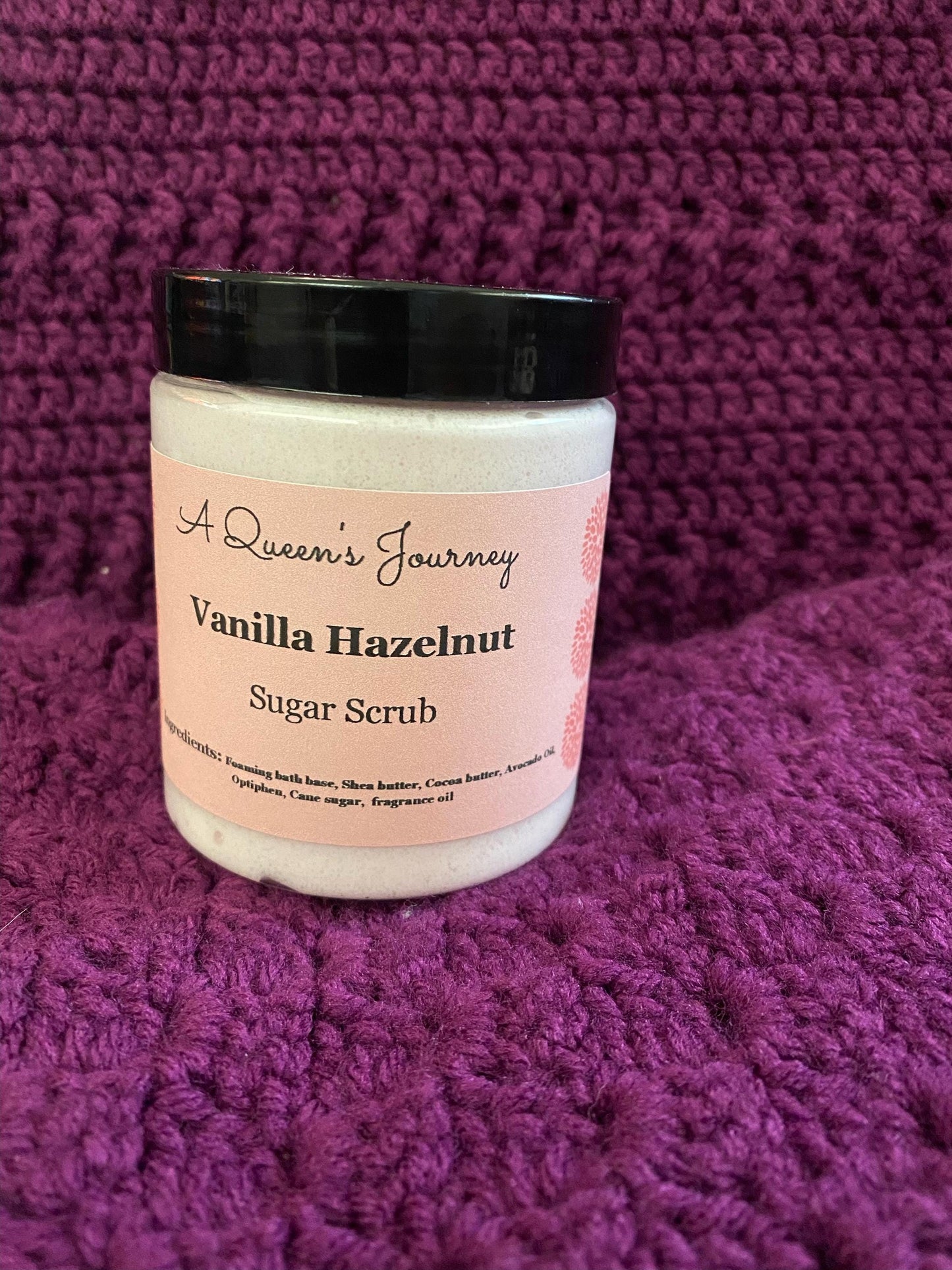 Vanilla Hazelnut Foaming Sugar Scrub