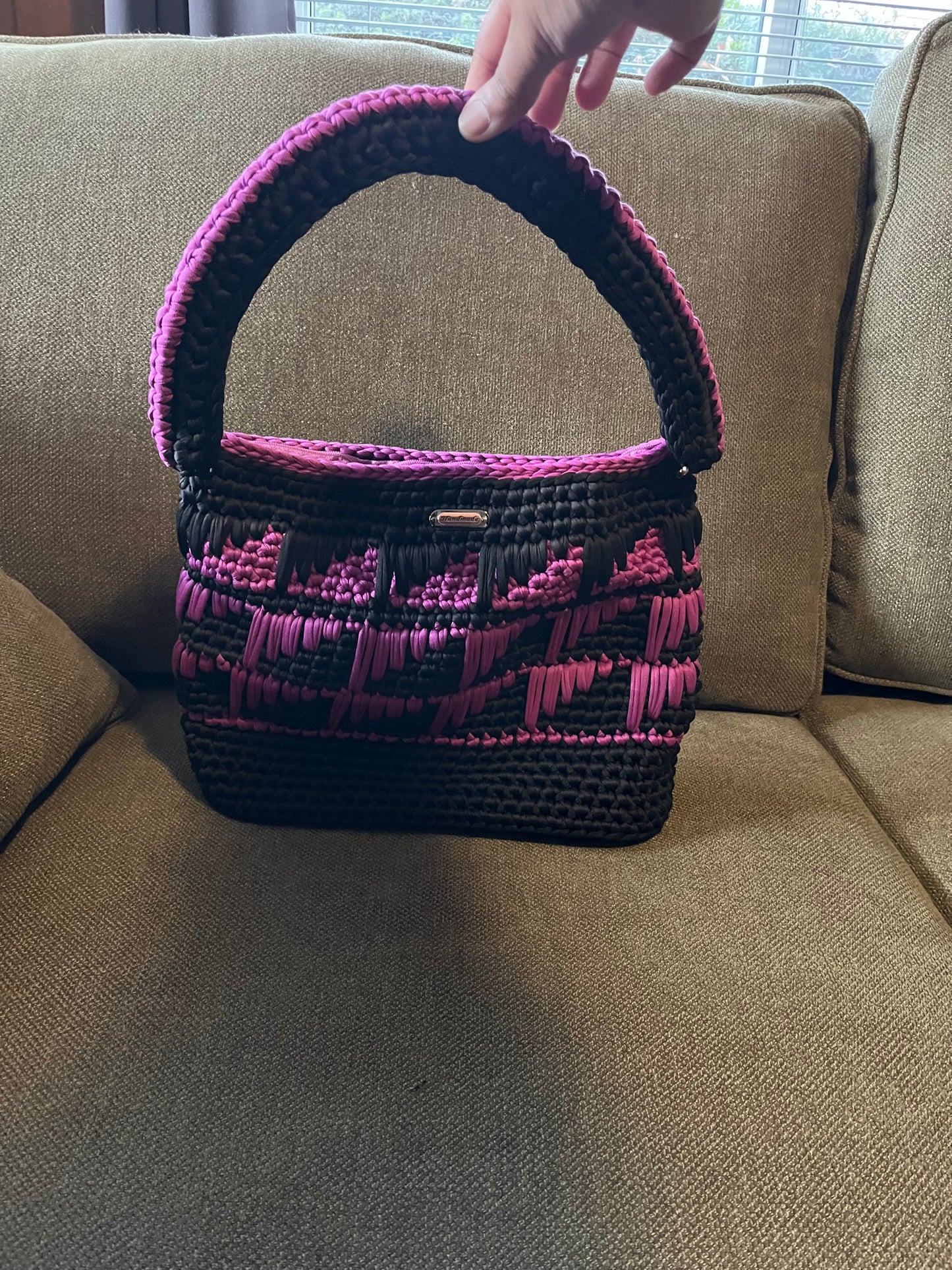 Large Crochet shoulder bag