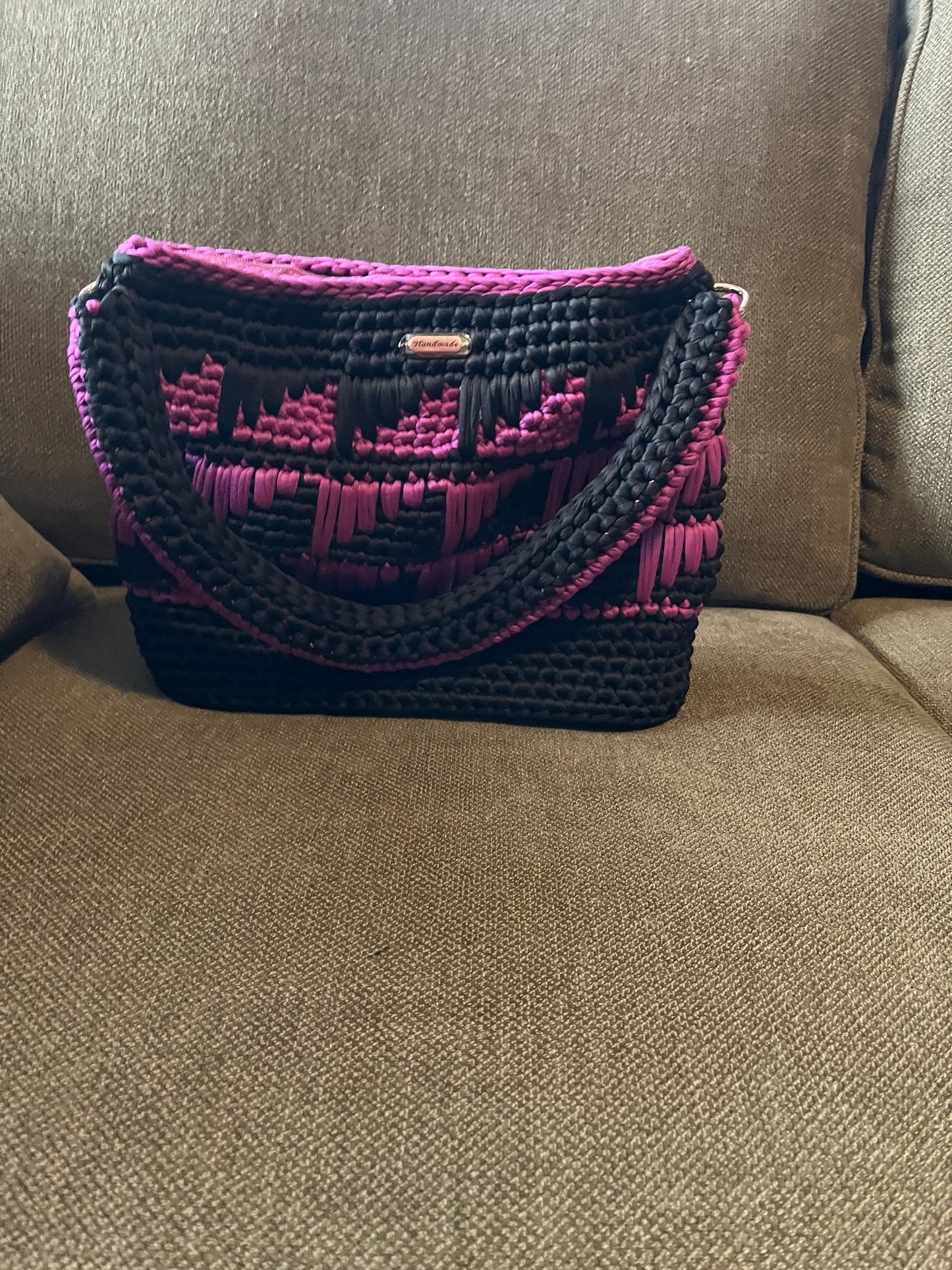 Large Crochet shoulder bag